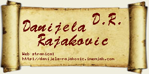 Danijela Rajaković vizit kartica